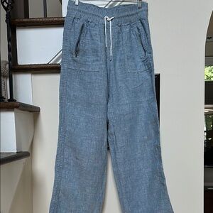 Athleta High Rise Linen Retreat pants